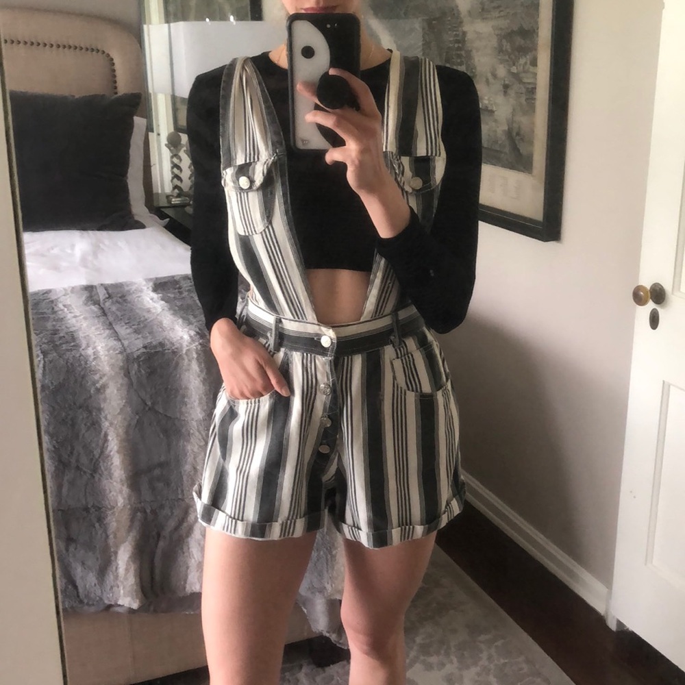 Vintage overall short jumper